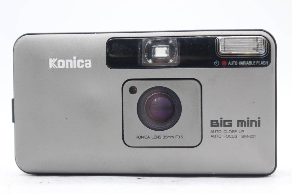 ★実用美品★ コニカ KONICA Big mini BM-201 35mm F3.5 コンパクトカメラ M1542の画像2