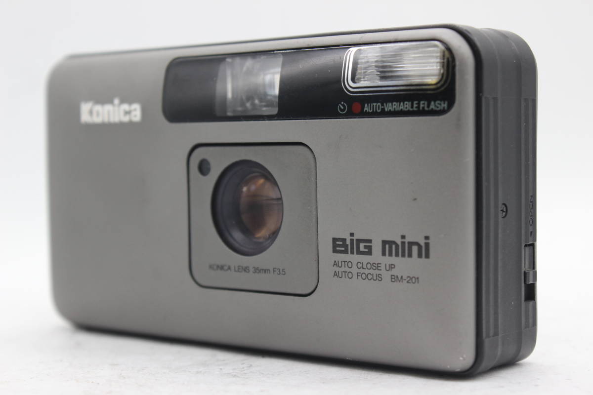 ★実用美品★ コニカ KONICA Big mini BM-201 35mm F3.5 コンパクトカメラ M1542の画像1
