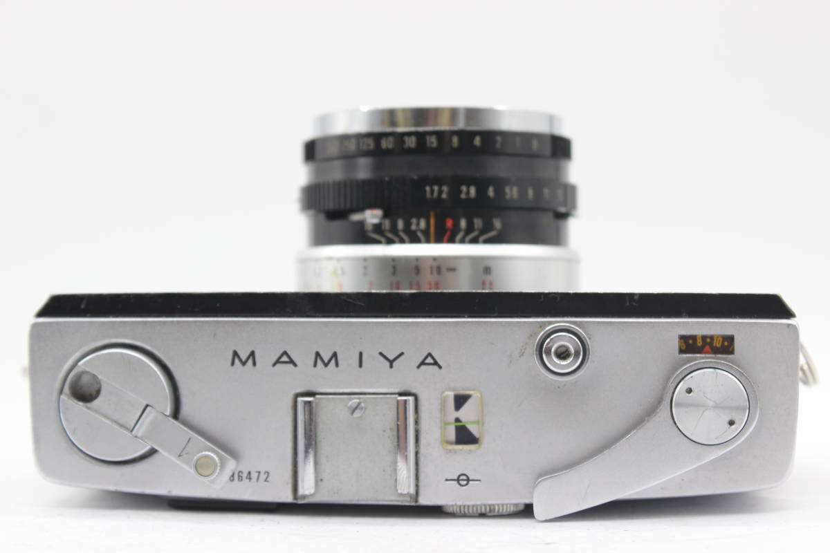 ★実用美品★ マミヤ Mamiya Super Deluxe Mamiya-Sekor 48mm F1.7 レンジファインダー 7473