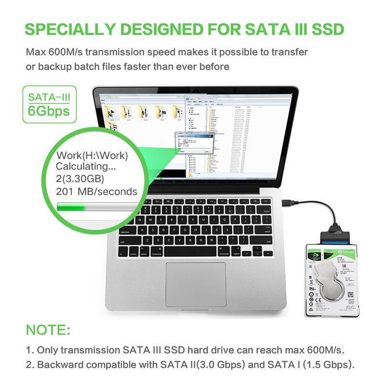 SATA USB3.0 変換ケーブル アダプター