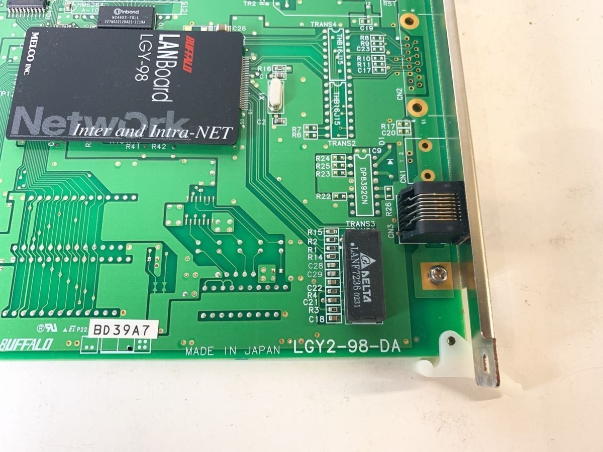 YZ2085 NEC PC-9821 対応 メルコ LGY2-98-DA LGY-98 LANボード(PC-98 