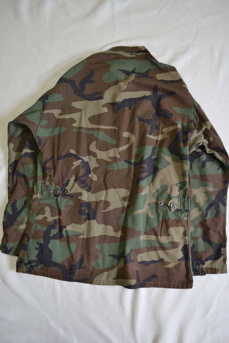 米軍 91年製 BDU シャツジャケット MEDIUM-LONG M-L ウッドランドカモ 迷彩 U.S.ARMY ビンテージの画像2