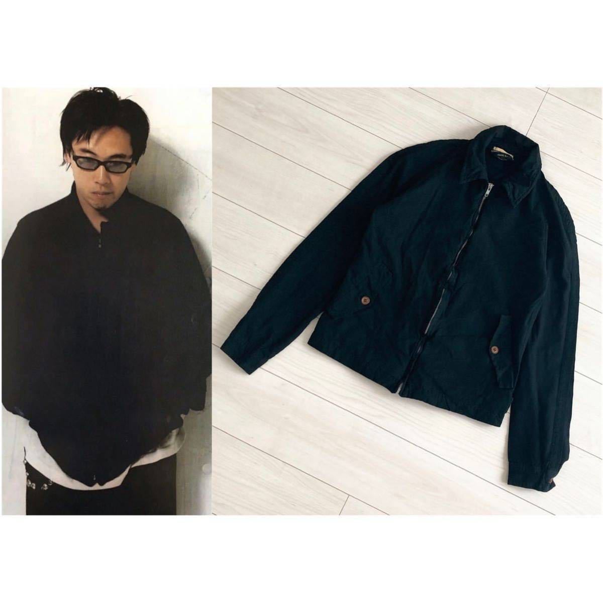 COMME des GARCONS HOMME PLUS ポリ縮絨 ジップ ブルゾン