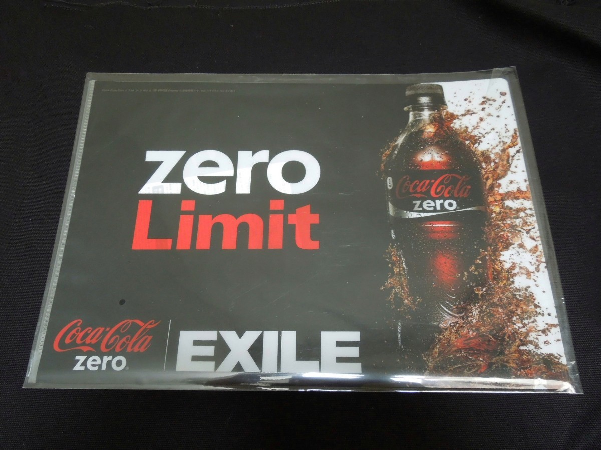 有名な Coca-Cola zero EXILE コカ コーラ エグザイル クリアファイル