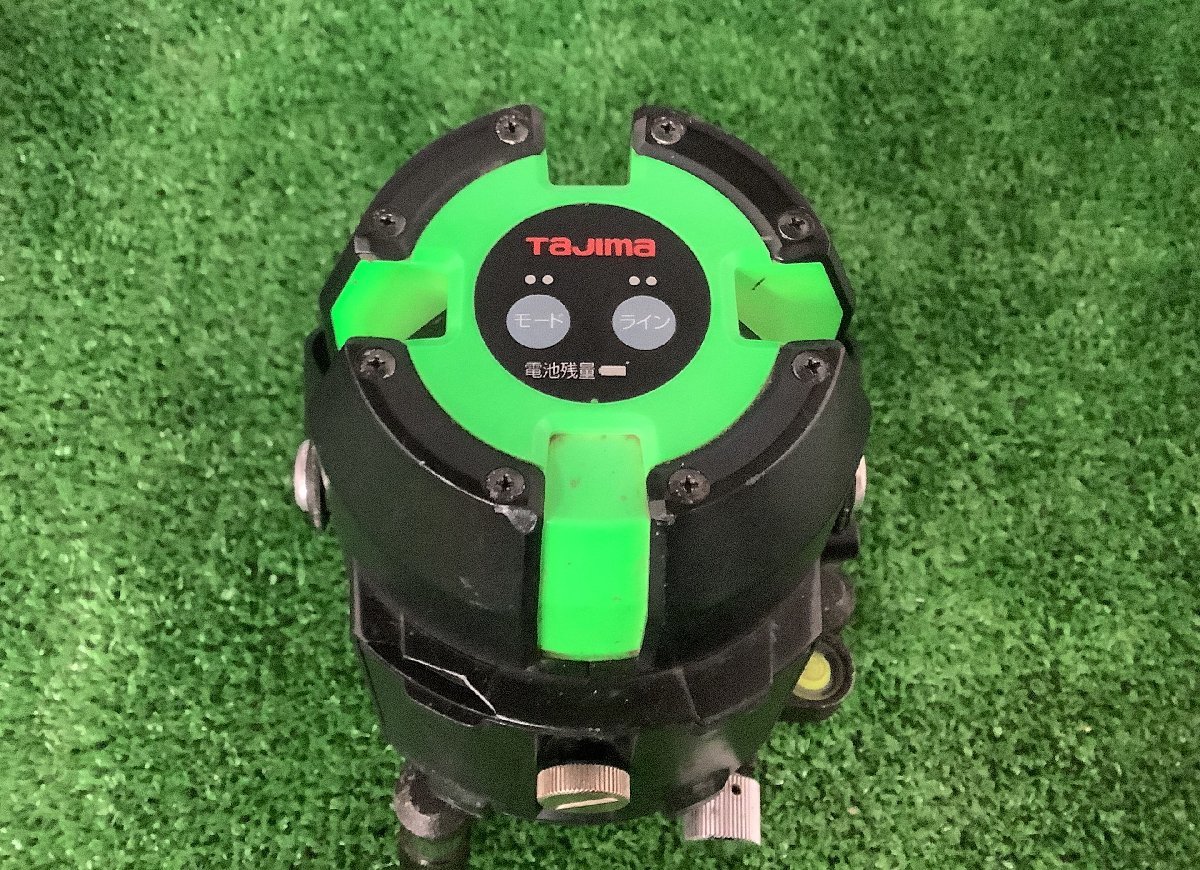 中古品 Tajima タジマ グリーンレーザー墨出器 NAVI GEEZAセンサー GZA