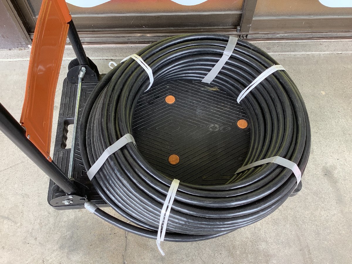 未使用品 FUJIKURA フジクラ 60m 600V 耐圧電線 CVケーブル 4芯 14SQ