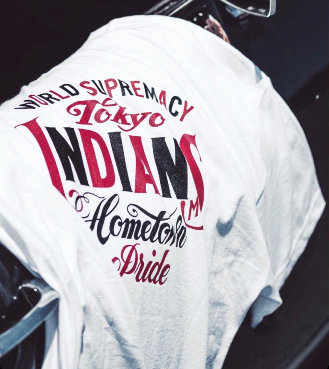ブティック 東京インディアンズ tokyo indians ロンT レッド×ホワイト 