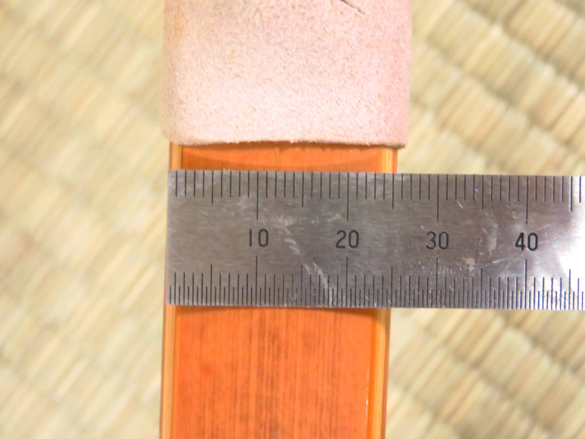 弓道 竹弓 和弓 松永重功 重弘 在銘 並寸 全長約226cm 重量約 弓道 竹弓 和弓 松永重功 重弘 在銘 並寸 全長約226cm 重量約