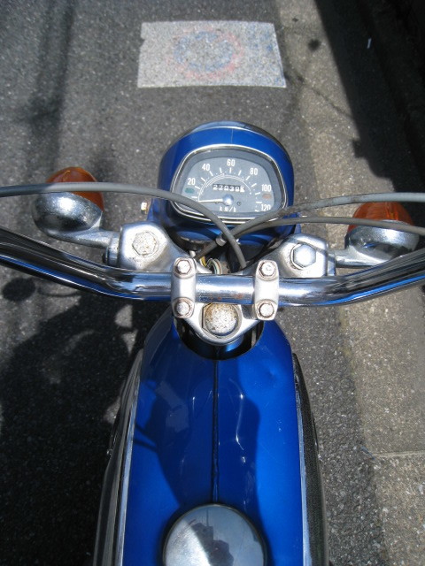 HONDA　ベンリー　CS90　青_画像4