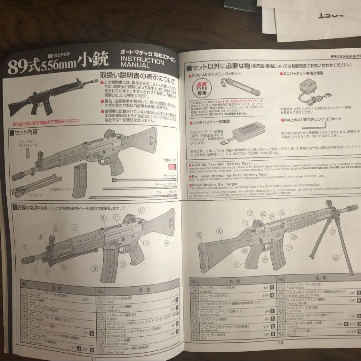 89式 5.56mm小銃 固定銃床式 東京マルイ 電動ガン サバゲー 89式小銃