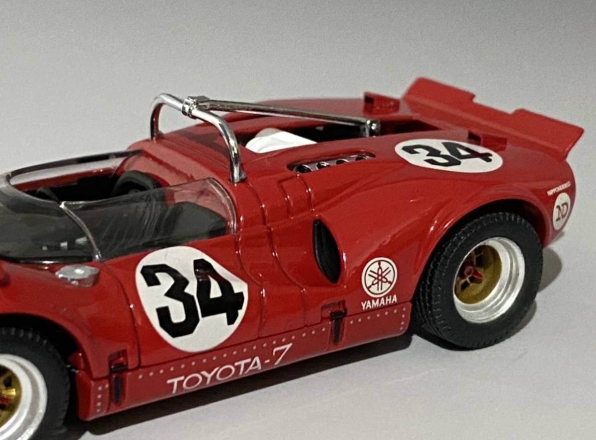 100円〜 Ebbro 1/43 Toyota 7 Japan Can Am #34 ◆ Shihomi Hosoya 1968 Fuji 200 Mile Race ◆ エブロ トヨタ 日本 カンナム_画像8