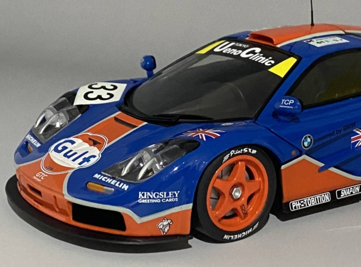 1/18 McLaren F1 GTR BMW Motorsport 24h Le Mans 1996 #33 Gulf Racing ◆ Bellm, Weaver, Lehto ◆マクラーレン BMW 6.1L V12_画像9