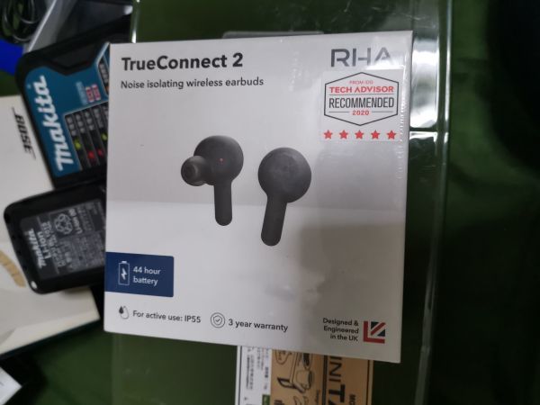 RHA TrueConnect 2 Wireless Earbuds, VGP2022 Award, True Wireless Bluetooth 5.0, SBC and AAC Compatible, 44 Hours Playback, English_画像4