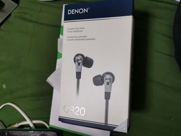 Denon AH-C820-BK AH-C820-BK In-Ear Earphones, High Resolution Sound Source Compatible, Dual Driver, Black_画像4