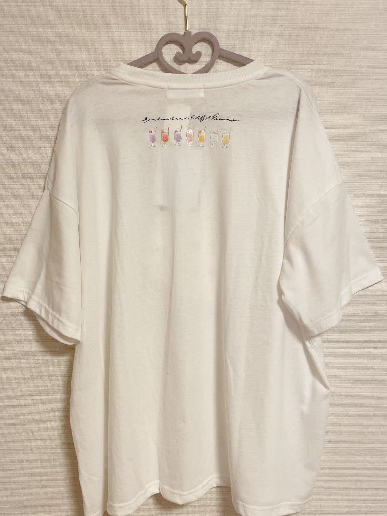 ゾンビランドサガリベンジ Tシャツ 3L～4L ホワイト ステッカー付き 新品_画像4