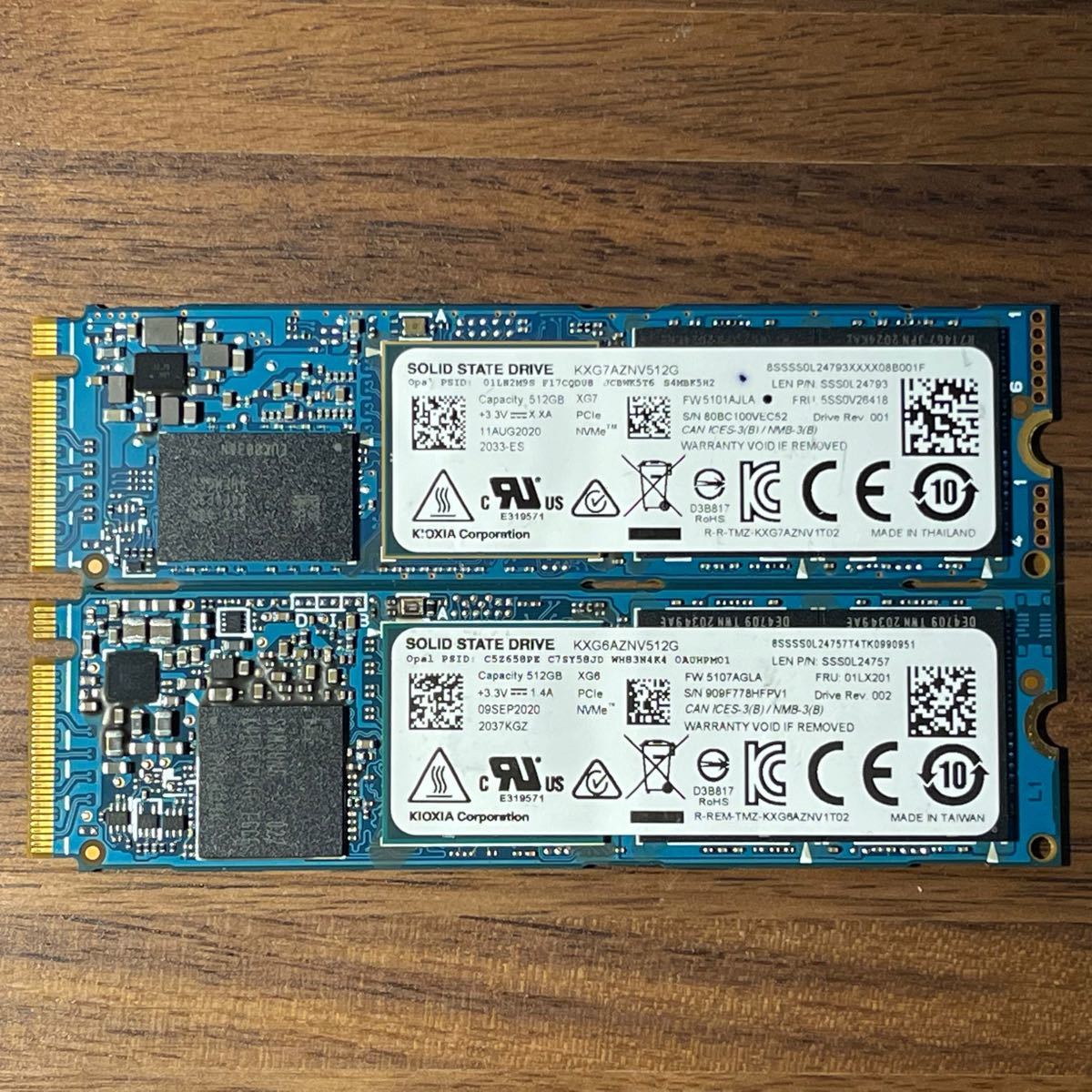 爆速】XG7 & XG6 512GB x2個 KIOXIA NVMe 2280 M 2 SSD PCIe 爆速】XG7 & XG6 512GB x2個 KIOXIA NVMe 2280 M 2 SSD PCIe