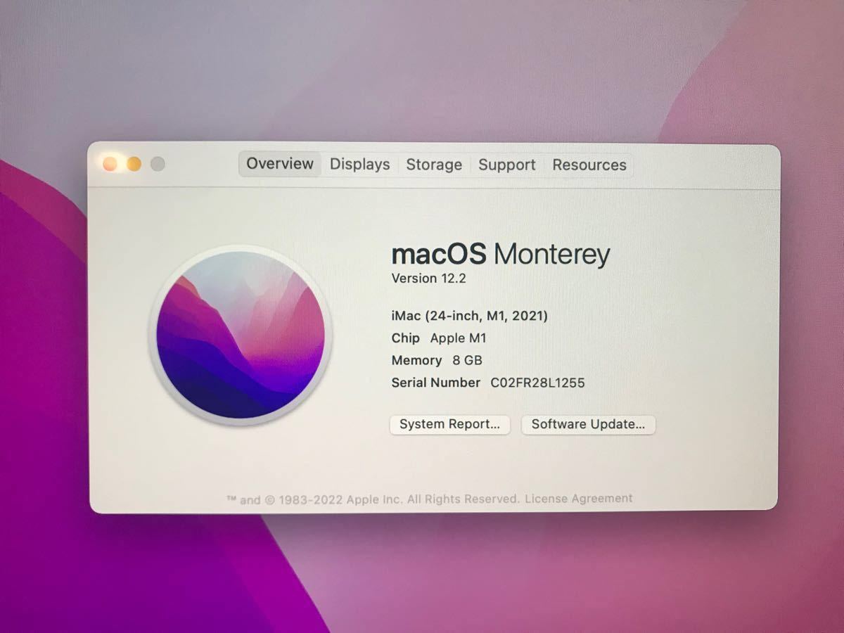 iMac 24-inch M1 2021 美品 スレキズも無く新品同様|Yahoo iMac 24-inch M1 2021 美品 スレキズも無く新品同様|Yahoo