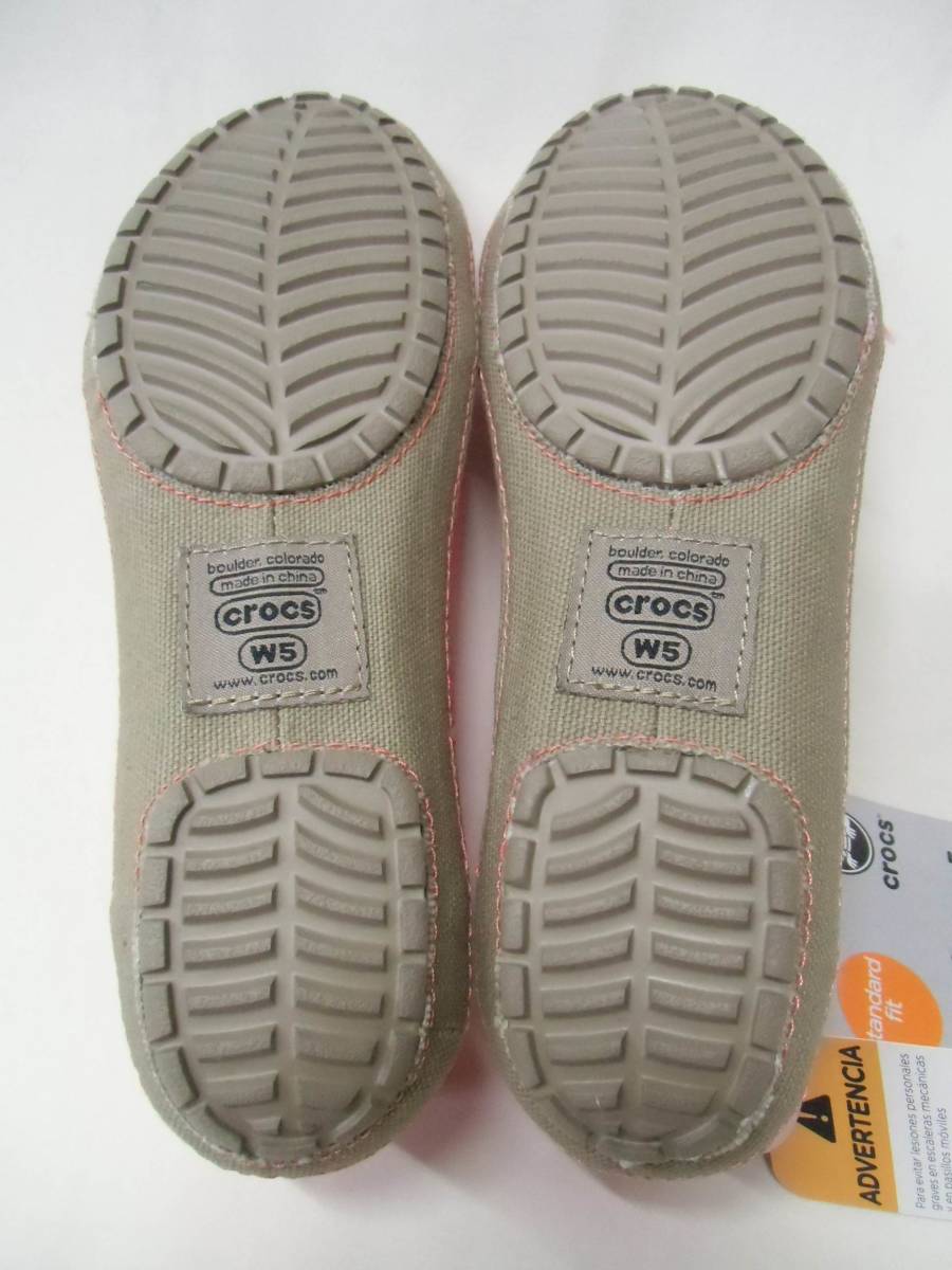 新品 クロックス crocs パンプス スニーカー アンジュリン ANGELINE FLAT レディース サンダル W5_画像3