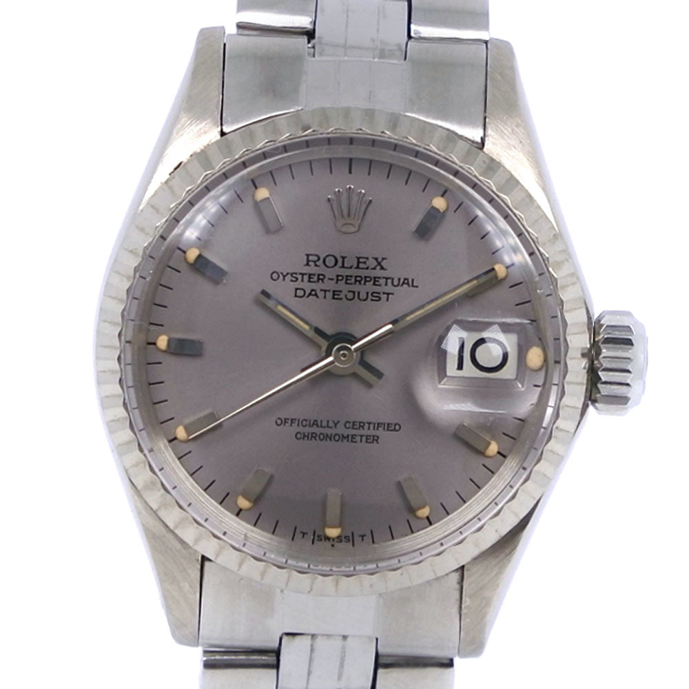 ROLEX ロレックス デイトジャスト オイスターパーペチュアル cal.1161 6517/9 腕時計 K18WG×SS 自動巻き レディース 【15240405】中古