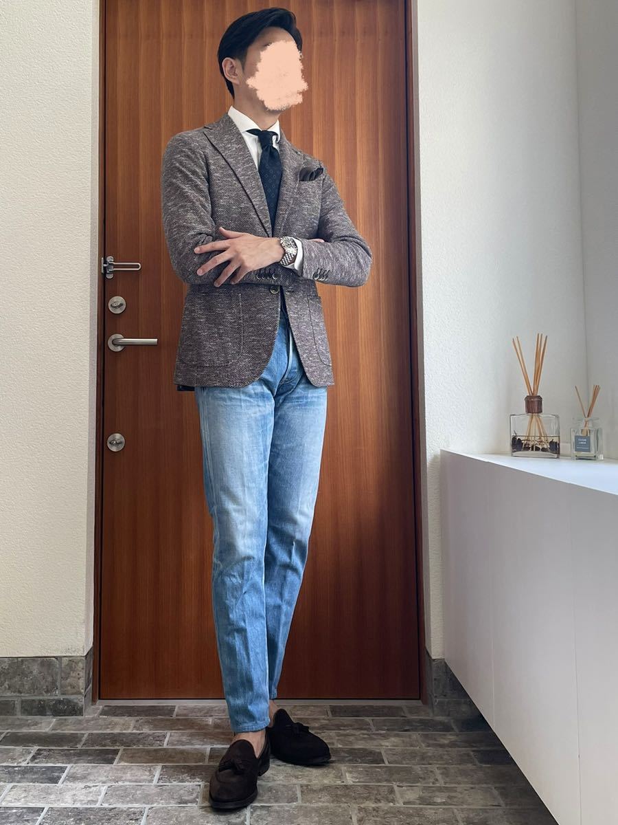 未使用 LATORRE サルトリアラトーレ コットンジャケット48 ブラウン
