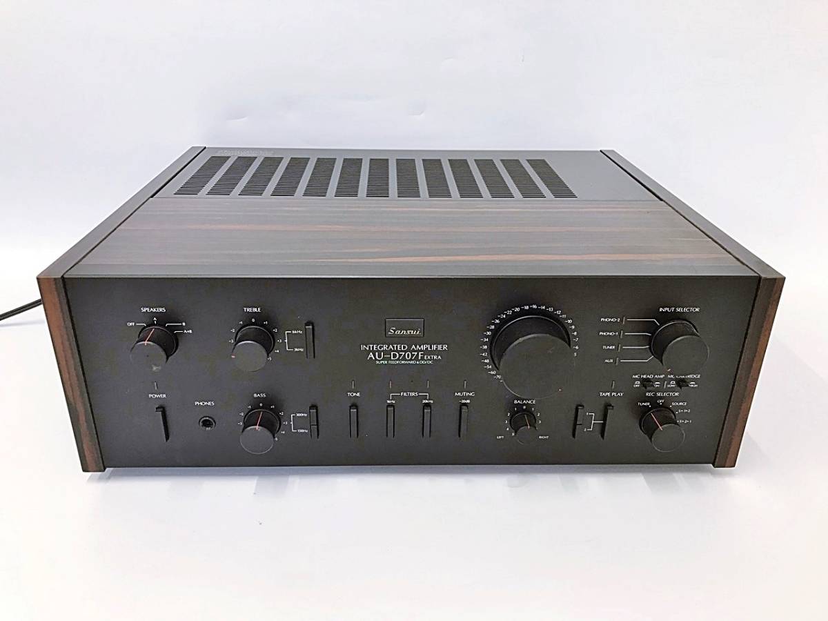 現状渡し 通電確認のみ Sansui サンスイ AU-D707F プリメインアンプ