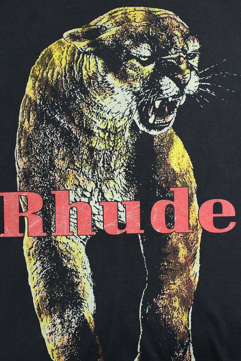 ルード RHUDE サイズ:M タイガーデザインプリントTシャツ 中古 BS99_画像5