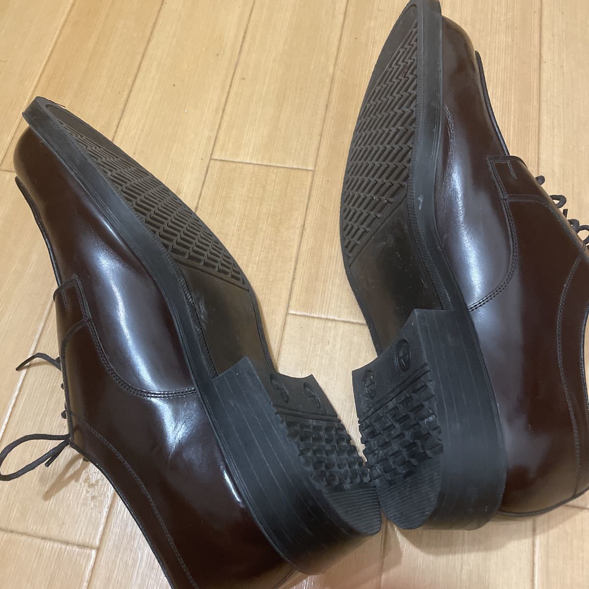 比較的美品！マドラス vimadras Iビジネスシューズ 26.5cm-EEE 日本製革靴 茶 BROWN レザーシューズ 革靴_画像4