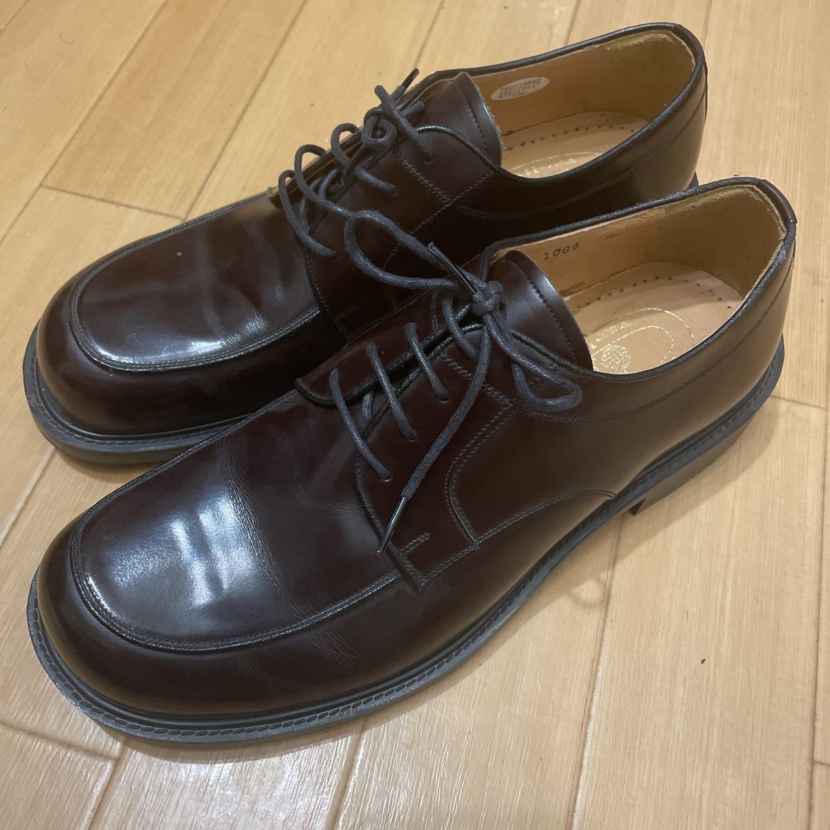 比較的美品！マドラス vimadras Iビジネスシューズ 26.5cm-EEE 日本製革靴 茶 BROWN レザーシューズ 革靴_画像1
