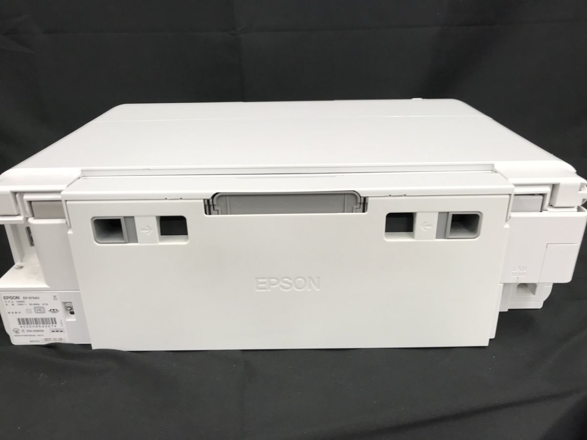0802-921TM⑫2871 プリンター EPSON エプソン EP-979A3 印刷機 インクジェット ホワイト 白 スキャナー付き_画像8
