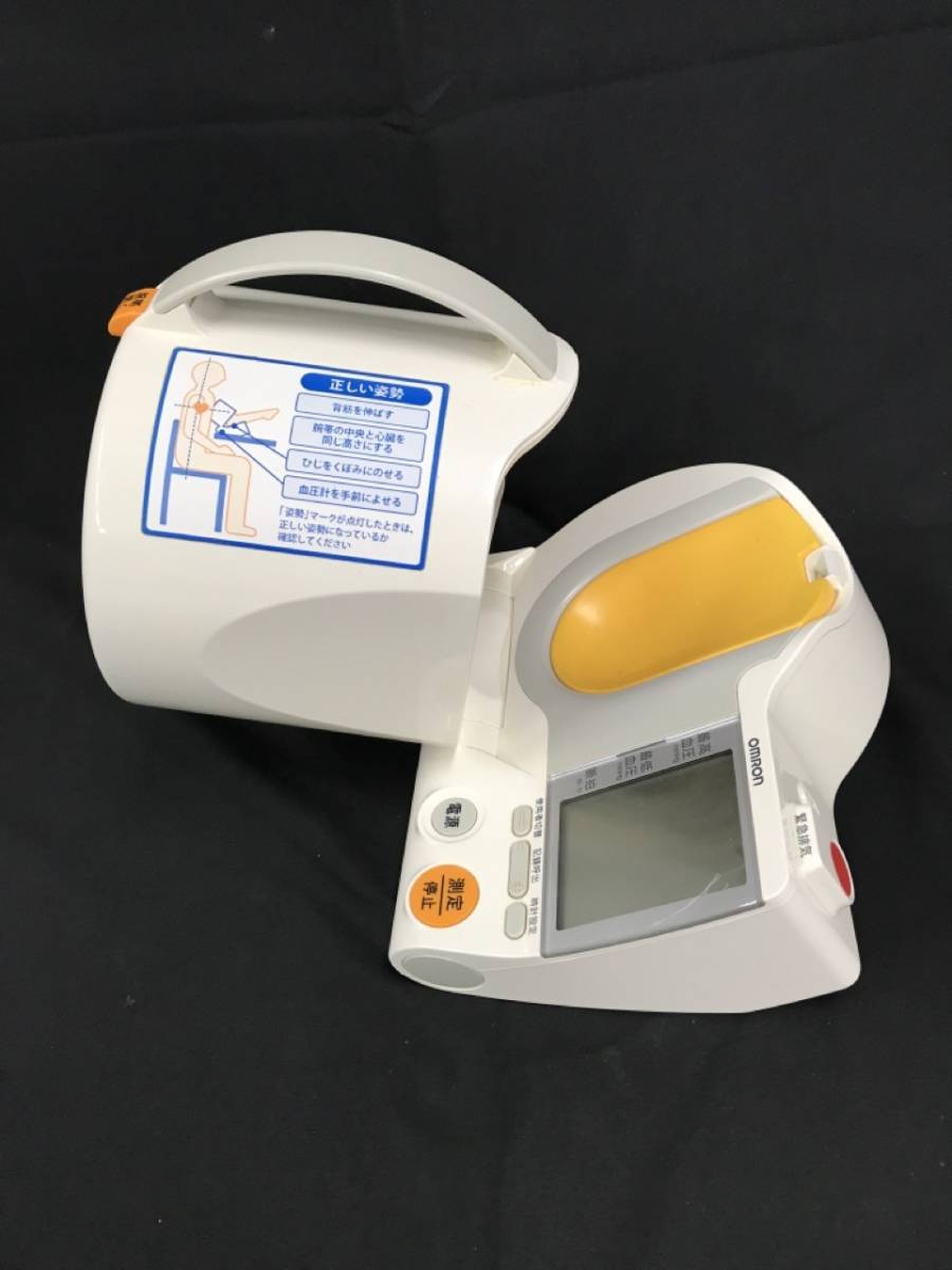 0802-934TM④2847 血圧計 OMRON オムロン HEM-1000 オムロンデジタル自動血圧計 医療機器 健康器具 測定器_画像3