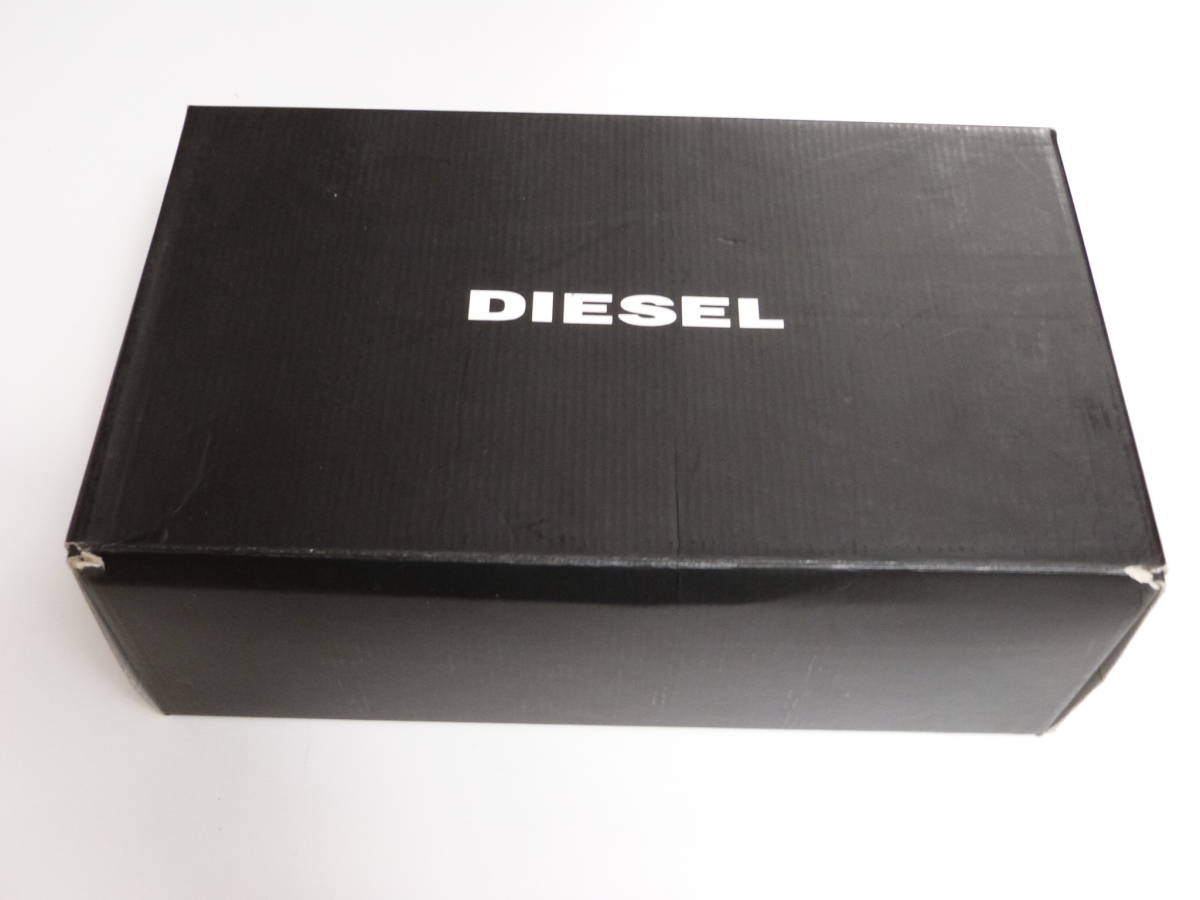 新品箱付靴DIESELディーゼルオールレザーミドルカットハイテクスニーカーシューズサイズEUR42/27#5_画像7