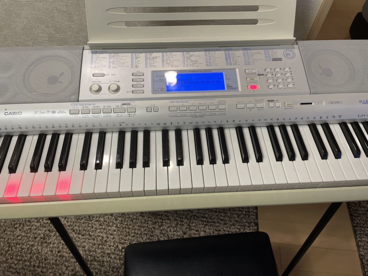 CASIO】光ナビゲーションキーボード/電子ピアノ LK-207 + CASIO】光ナビゲーションキーボード/電子ピアノ LK-207 +