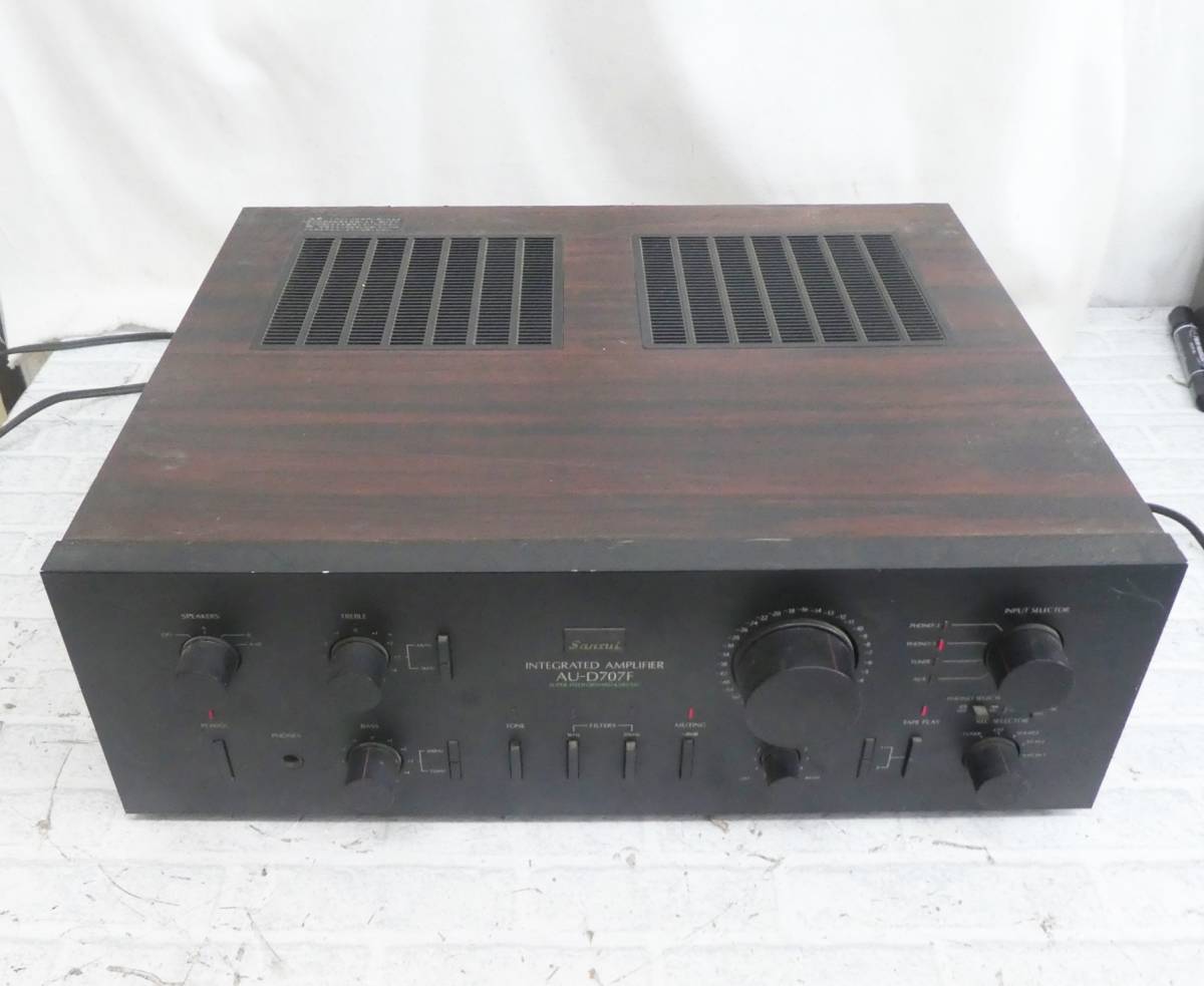 直販 ジャンク品 サンスイ SANSUI プリメインアンプAU-D707F EXTRA