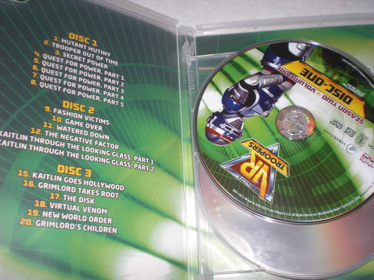 DVD VR TROOPERS SEASON2 Vol 1 Vol 2 セット 中古品 シャイダー DVD VR TROOPERS SEASON2 Vol 1 Vol 2 セット 中古品 シャイダー