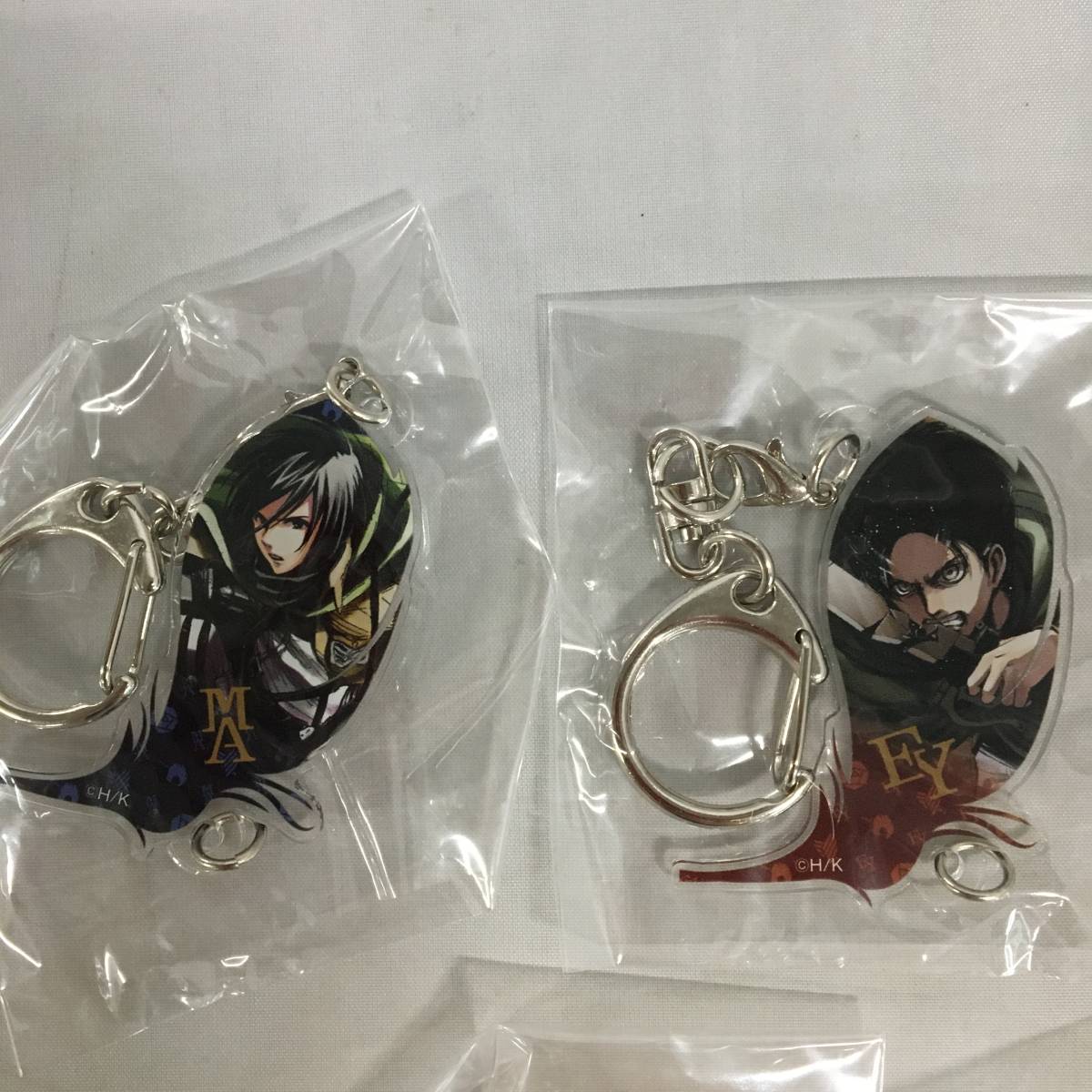○未開封 進撃の巨人 オンライン展覧会 アクリルキーホルダー 全10種