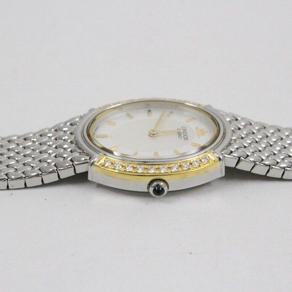 SEIKO セイコー クレドール 18KTダイヤベゼル クォーツ レディース