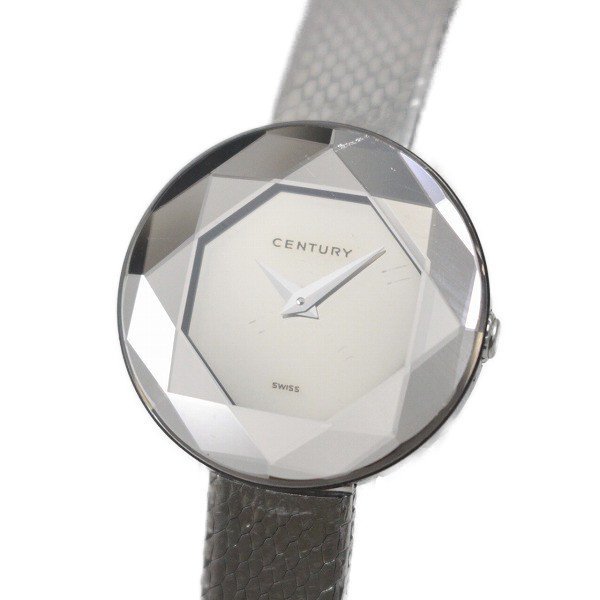 CENTURY センチュリー TIME GEM カットガラス クォーツ レディース