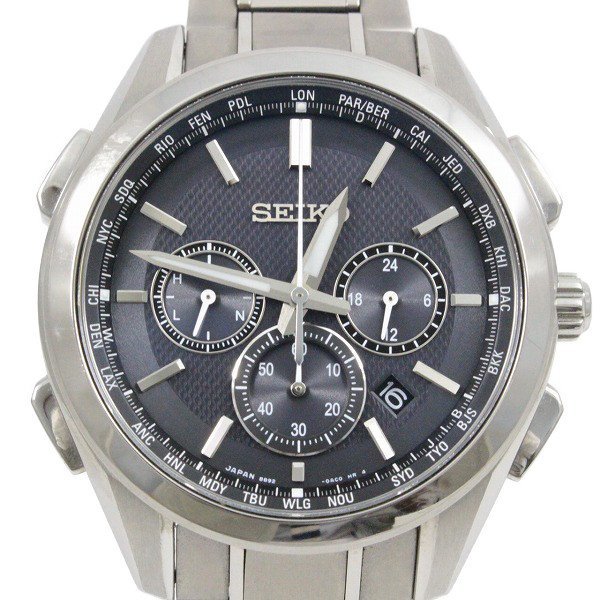 SEIKO セイコー 腕時計 アナログ ソーラー電波 SAGA197 8B92-