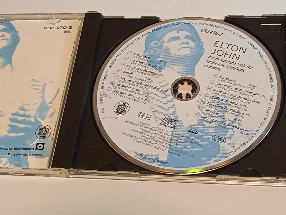 エルトン・ジョン　Elton John　Live in Australia with the Melbourne symphony orchestra_画像3