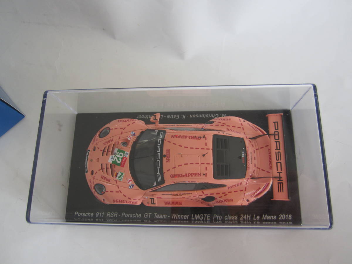 即決 スパーク 1/43 ポルシェ GT チーム 911 RSR 2018年ルマン24H LM-GTE プロクラス優勝 №92 ピットクルー セット_画像6