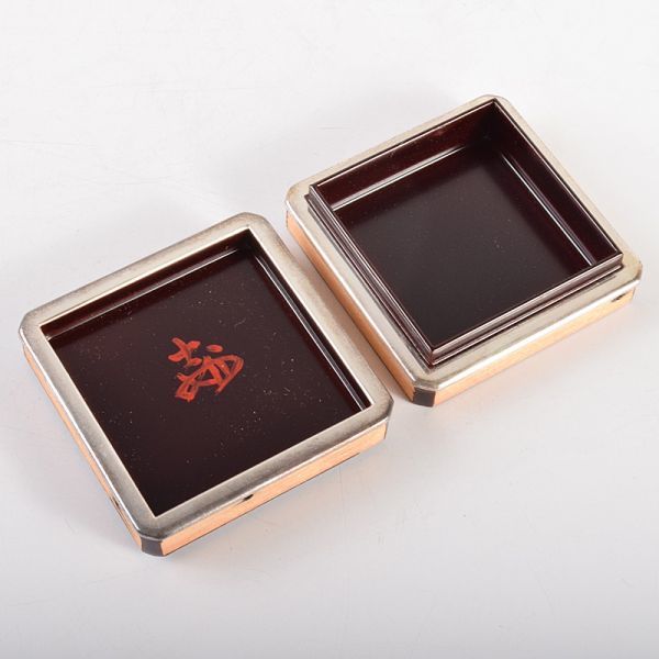 幻想的 茶道具 国宝待庵古材 溜塗八角茶器 不贒斎 新品未使用 | alher
