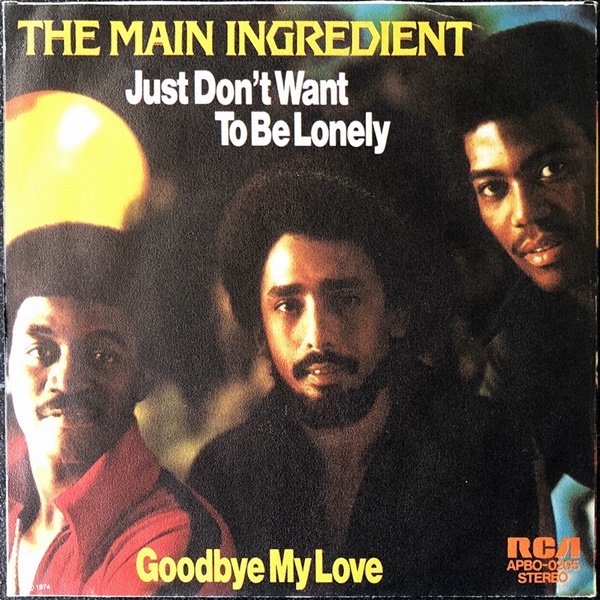【Disco & Soul 7inch】Main Ingredient / Just Don't Want To Be Lonely_画像2
