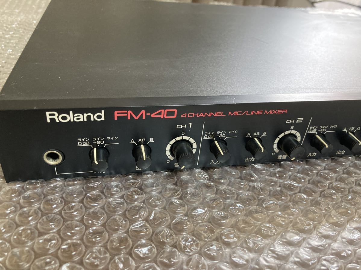 Roland ローランド マイク ライン ミキサー 18CH 6BUS MIC LINE MIXER FM-186 電動工具 