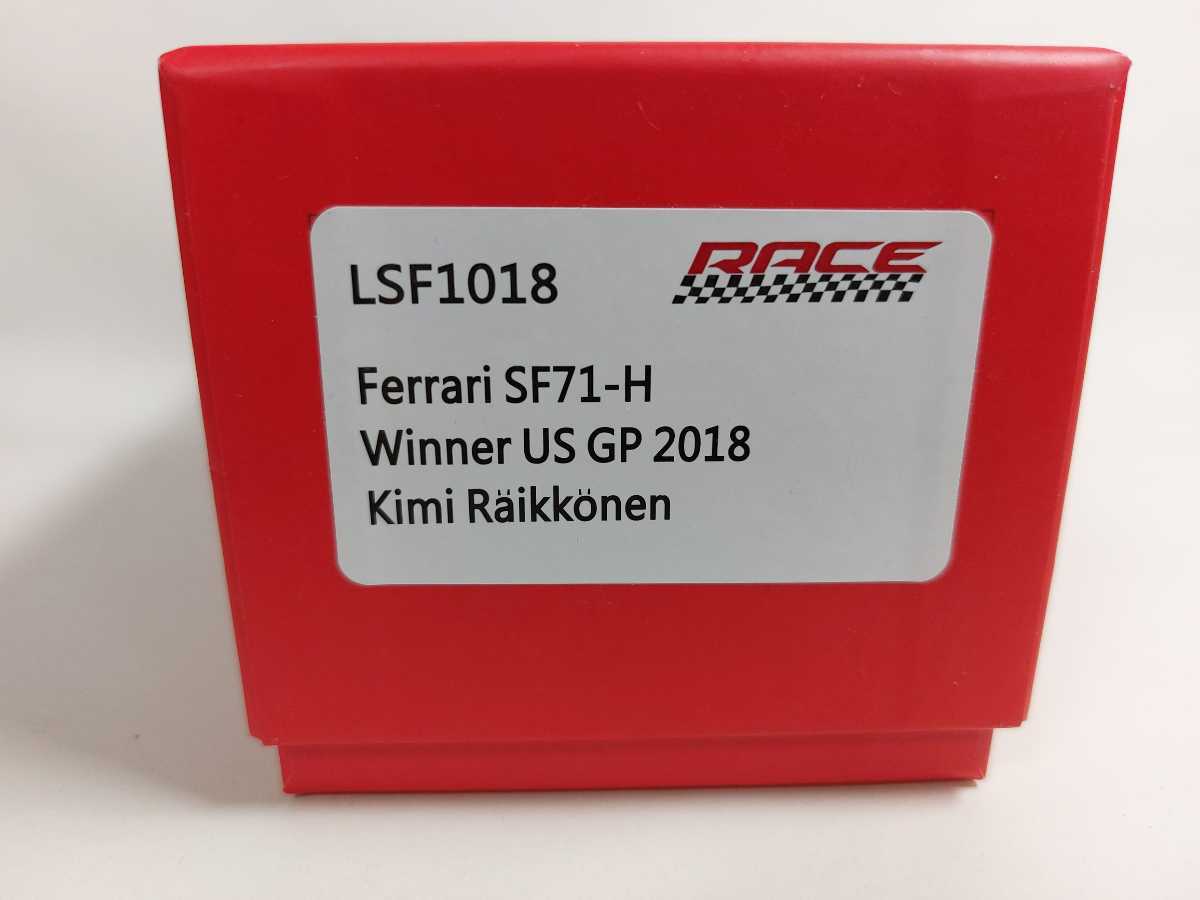 1/43 フェラーリ SF71-H キミ・ライコネン 2018 アメリカGP 優勝 1/43 フェラーリ SF71-H キミ・ライコネン 2018 アメリカGP 優勝