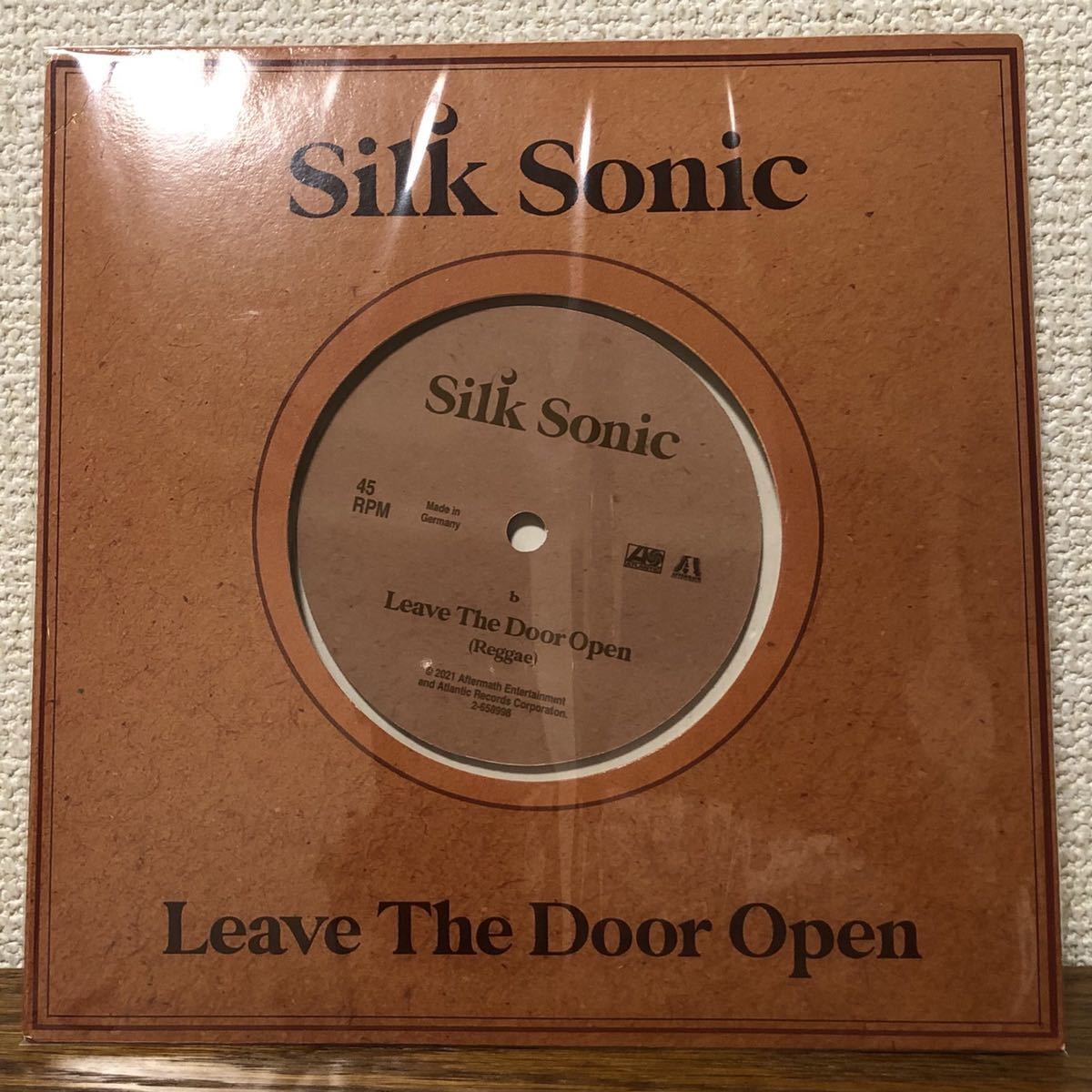 silk sonic Leave The Door Open 7インチ ブルーノマーズ アンダーソン
