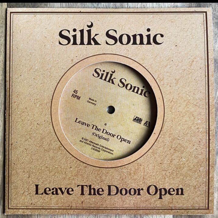 silk sonic Leave The Door Open 7インチ ブルーノマーズ アンダーソン