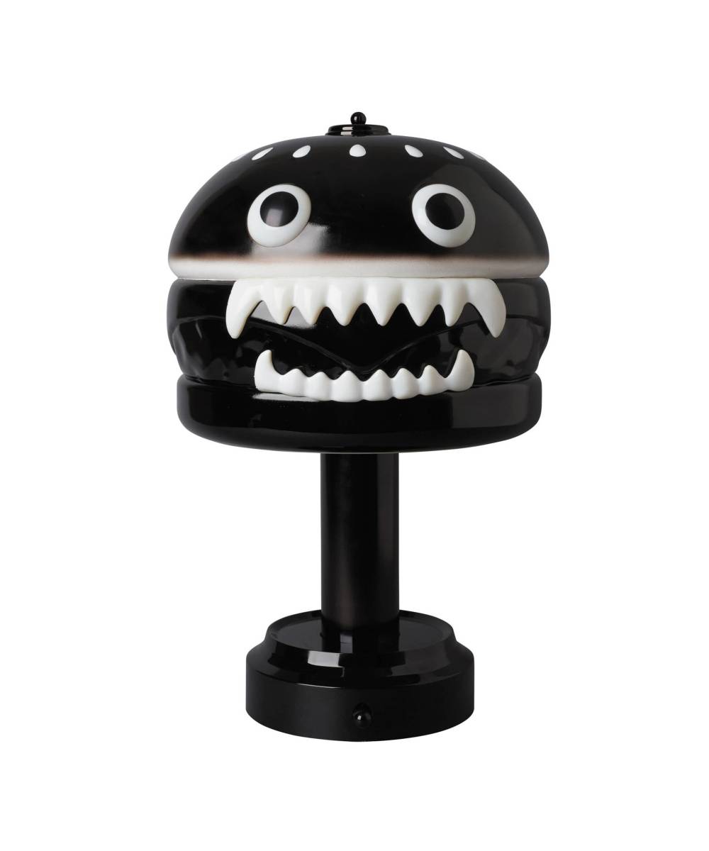 UNDERCOVER × MEDICOM TOY HAMBURGER LAMP BLACK undercover meti com toy handle burger lamp black new goods unopened 