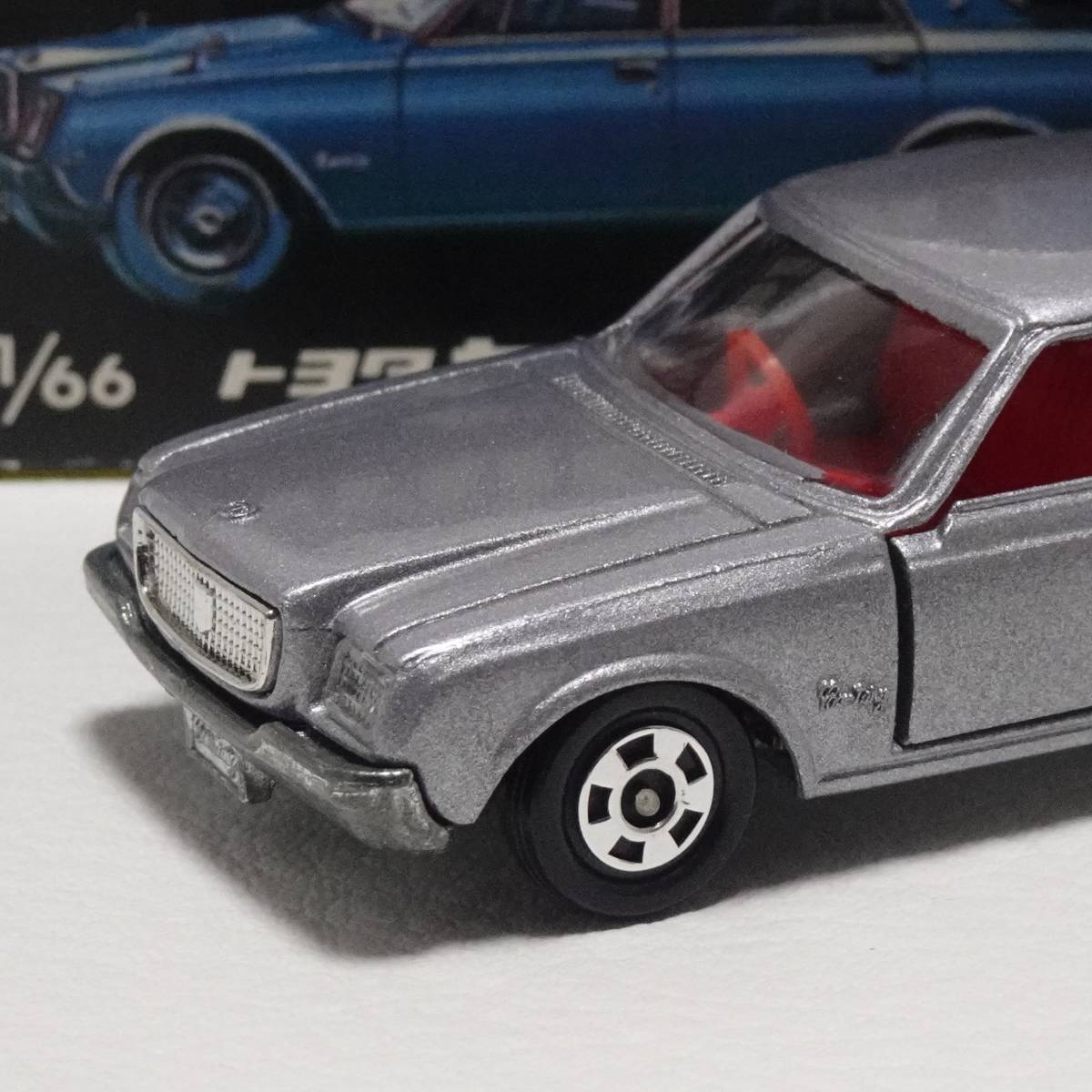 ★希少 日本製 極美品★トミカ 黒箱 No.43-1-10 トヨタ センチュリー (銀・シルバー) 1Hホイール/TOYOTA CENTURY_画像9