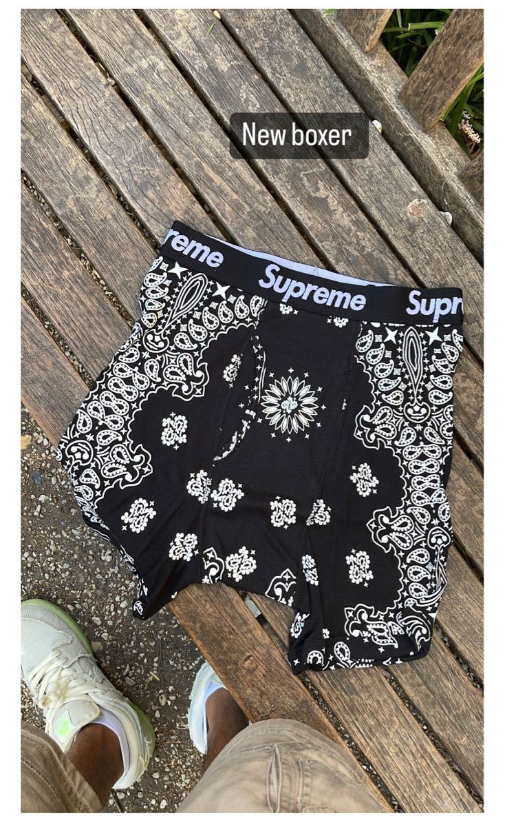 Supreme/Hanes Bandana Boxer Briefs シュプリーム ヘインズ ボクサー ブリーフ 2枚入り