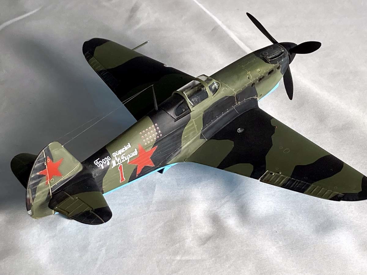 【atsudra工房完成品】1/48 ヤコブレフ Yak-1　①_画像6